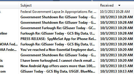 government shutdown email bounces