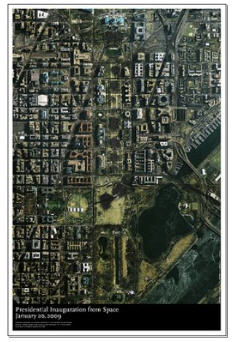 geoeye presidential inauguration poster