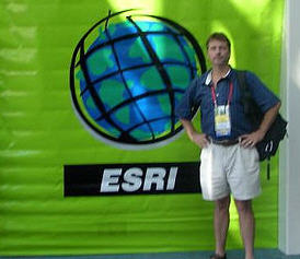 Glenn at the ESRI User Conference 2004